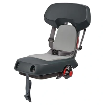 Image de POLISPORT 8636100010 Siège arrière Guppy Junior pour vélos avec Roues de 26&#039;&#039; à 29&#039;&#039; adapté aux Enfants d&#039;un Poids Maximum 35 kg ancrage sur Le Porte Bagages en Gris Foncé/Gris Clair