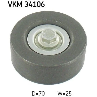 Image de SKF VKM 34106 Galet Enrouleur FORD: Focus Mk1 3/5 portes, Tourneo Connect, Break
