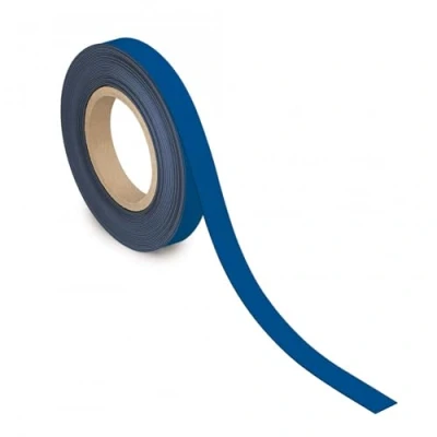 Image de MAUL Bande de marquage 20mm x 1mm inscriptible avec dos magnétique Utilisable dans le bureau, l&#039;atelier, l&#039;entrepôt et la cuisine Découpable individuellement Longueur 10m Bleu