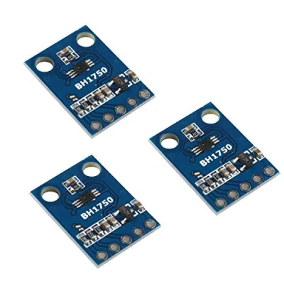 Image de HALJIA GY 302 BH1750 Lot de 3 détecteurs d&#039;intensité lumineuse numérique V 5 Compatible avec Arduino GY302 BH1750FVI