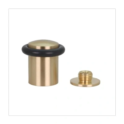 Image de Butées De Porte Base filetée Laiton Outils, Vis + Cheville Fixation Compris EVI Herrajes