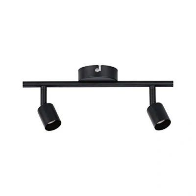 Image de Paulmann 66756 projecteur Carolina 2 flammes max. 2x10 watts plafonnier Noir mat spot Métal GU10, 2er