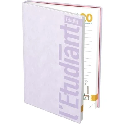 Image de Hamelin 1 Agenda Journalier L&#039;Etudiant Couverture Violet Pastel Août 2025 à Juillet 2026 Format 15 x 21 cm