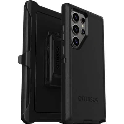 Image de OtterBox Defender Coque pour Samsung Galaxy S24 Ultra, Antichoc, Anti Chute, Ultra Robuste, de Protection, Supporte 5X Plus Chutes Que la Norme Militaire, Noir, Livré sans Emballage
