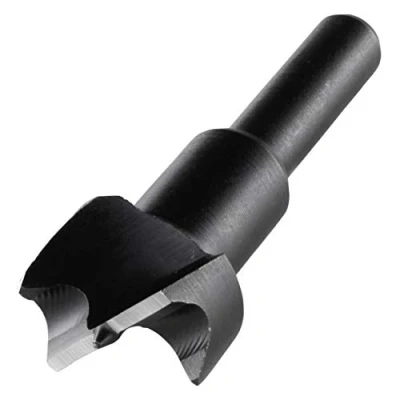 Image de wolfcraft 3305000 1 Fraise à Bois D‘encastrement Ws avec Tranchants D’amorçage Et Pointe de Centrage, Ø 20 mm, Longueur 53 Queue 8 mm Argent