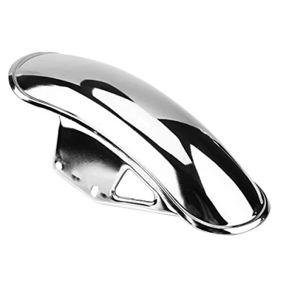 Image de KIMISS Avant Boue Garde,Garde moto,Durable Garde Accessoire for GN125 GN250(Blanc)