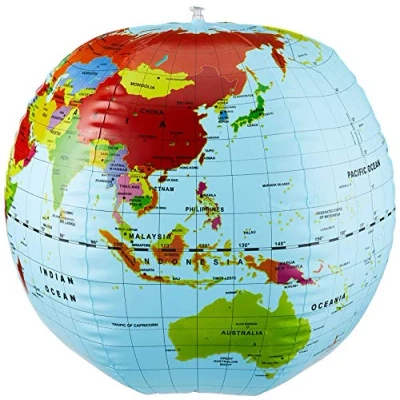 Image de CALY Inflatable globe &quot;The World&quot; 50cm 019B