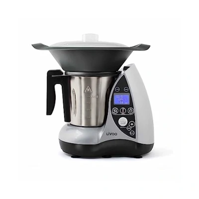 Image de Livoo Robot culinaire chauffant DOP142G 12 fonctions, 3L, niveaux de puissance, minuterie 60 min, 20C à 120C