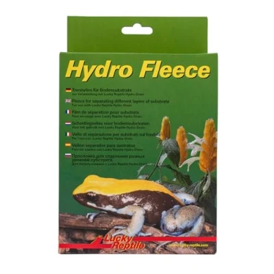 Image de Lucky Reptile Hydro Fleece 100x50 cm en Association avec Drain Couche de drainage pour terrariums &amp; hydrocultures Utilisation Universelle Toutes Les Tailles