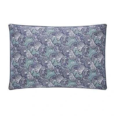 Image de Taie d&#039;oreiller en Percale de Coton, Zephyr, 50x75 cm, Essix, Bleu/Vert