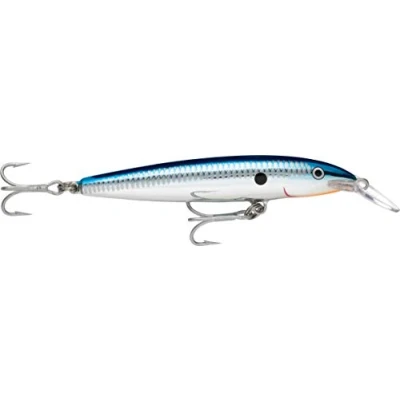Image de Rapala Leurre de Pêche Floating Magnum Matériel avec Construction Balsa d&#039;Eau Douce Fabriqué en Estonie Prof Nage 2.7 3.3m Taille 11cm / 15g Silver Blue