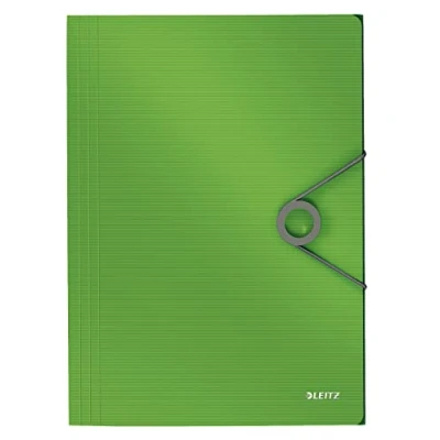 Image de LEITZ Solid Chemise étirable d&#039;angle, PP, pour env. 150 feuilles, A4, vert clair, 45631050