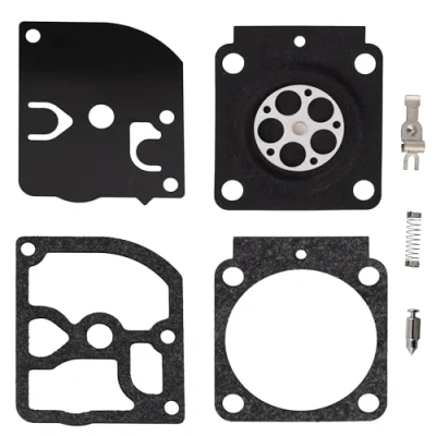 Image de AERZETIX C74641 Kit de réparation et membrane carburateur pour tronçonneuse compatible avec Stihl MS 171, 181, 211