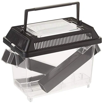 Image de Exoterra Boîte à Nourriture Vivante Petit Modèle avec 1 Gamelle et 2 Tubes, Small 18 cm x 14 11 pour Reptiles Amphibiens