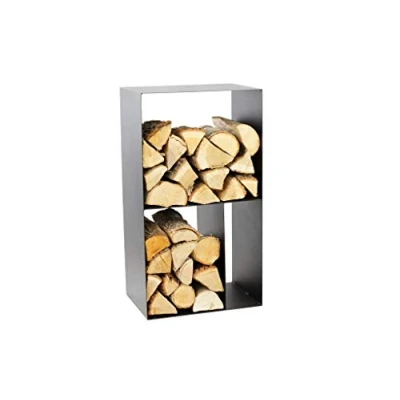 Image de Magnus R146 Étagère en Bois de Chauffage Noir