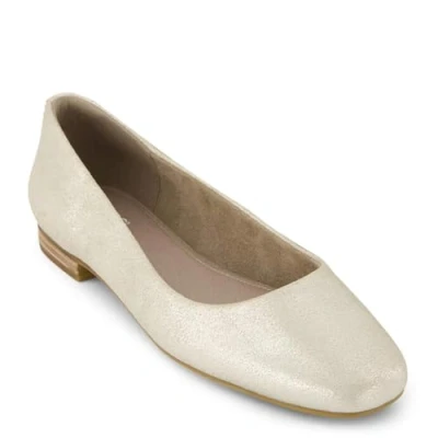 Image de TOMS Femme Briella Ballerines, Daim métallisé Champagne, 42 EU