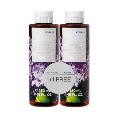 Image de Korres Lilac Shower GEL 1+1 Set pour le bain et corps, Taille: One Size,