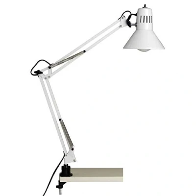 Image de BRILLIANT lampe de bureau Hobby clip blanc 1x A60, E27, 40W, adapté aux lampes normales (non inclus) Échelle A ++ à E Avec pressostat sur la tête