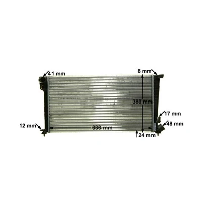 Image de MAHLE ORIGINAL CR 433 000P Radiateur du moteur PEUGEOT: 306 3/5 portes, Partner I Combispace, Van, CITROËN: Berlingo / First