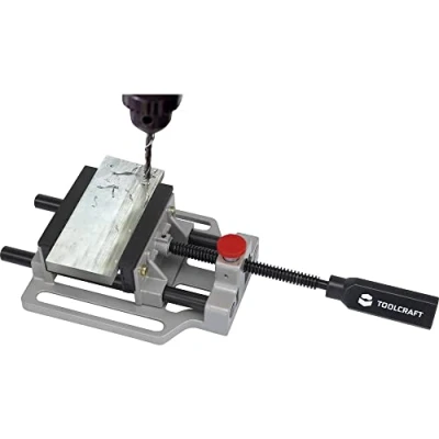 Image de Etau TOOLCRAFT SRS 143 TO 4988658 Largeur de mâchoire: 100 mm Envergure max.: 90