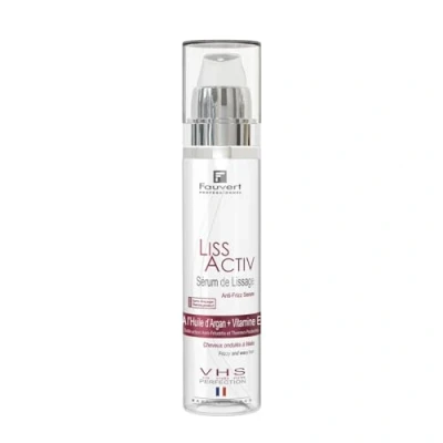 Image de Fauvert serum de lissage( liss activ ) huile d&#039;argan + vitamine E pour cheveux ondules a frises 100 ml