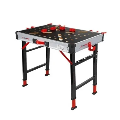 Image de Table de travail mobile pliante HOLZMANN FLEX01 Poignée transport MDF 845 x 600 mm