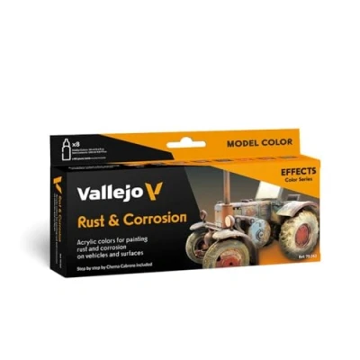 Image de Vallejo Model Color Set 70262 Rust &amp; Corrossion by Chema Cabrero (8x18ml)