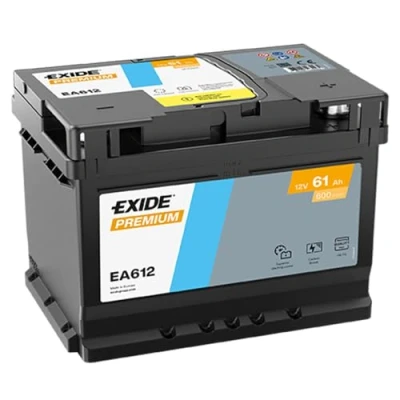 Image de EXIDE PREMIUM EA612 Batterie de démarrage 12V 61Ah 600A B13 OPEL: Corsa B 3/5 portes, Tigra Twintop, Combo C Tour, RENAULT: MEGANE 2, 2 Kombi