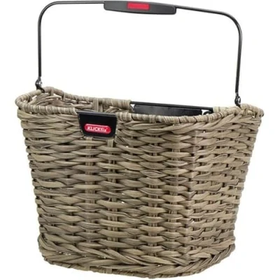 Image de KlickFix Hinterradkorb 2128052610 Mixte Adulte, Noir, 34x25x27cm