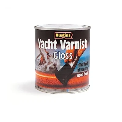 Image de Rustins (YACV500) Vernis Marin pour bois Qualité supérieure Incolore fini Brillant 13m²/L 500ml