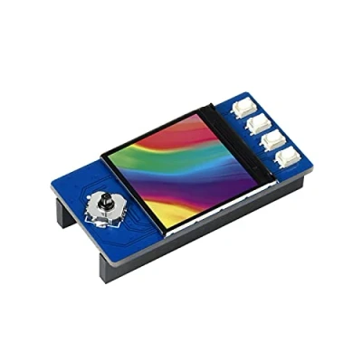 Image de Écran 1.3 Pouces LCD pour Raspberry Pi Pico, 240x240 IPS Display Module, 65K RGB Couleurs LCD, Intégrée ST7789 Puce, Utilisant SPI Bus, Compatible avec Pico Board