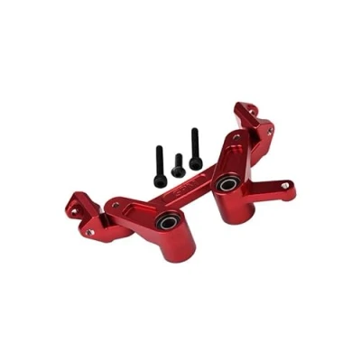 Image de GPM Racing Aluminium 7075 Alloy Front Steering Assembly for Arrma 1/8 Mojave 4X4 4S BLX Desert Truck RTR ARA4404 Upgrades Red