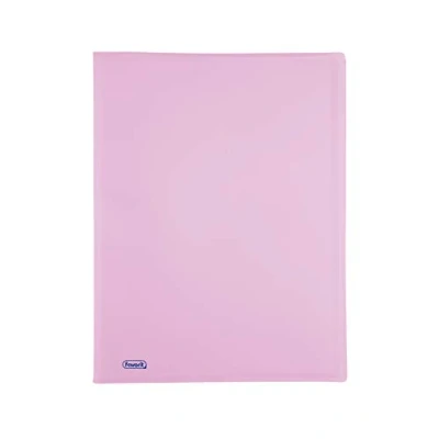 Image de Favorit 400116622 Porte vues P @ Stel avec 40 pochettes lisses, format intérieur 22 x 30 cm, couleur Parme