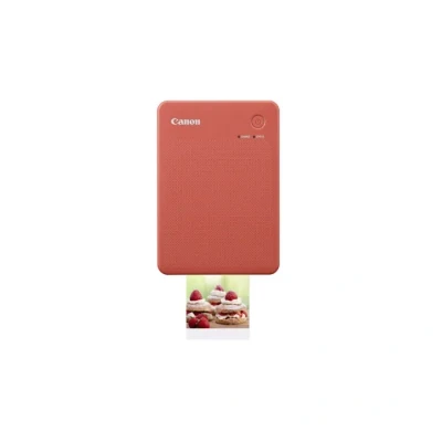 Image de Canon SELPHY QX20 Portable Printer for Wi FI Printing Straight from Your Smart Device. Dye Sublimation, 2 Sizes of Peel and Stick Prints USB C Charging Red