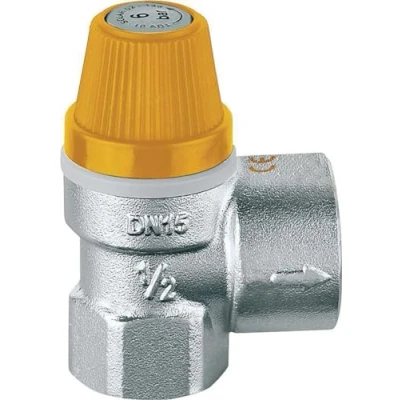 Image de 253046 Soupape de sécurité pour installations solaires 1/2&quot;F x 3/4&quot; F 6 bar CALEFFI
