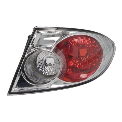 Image de TYC 11 0433 01 2 Feu arrière droit Partie extérieure chrome sans porte lampe MAZDA: 6 5 portes, Berline