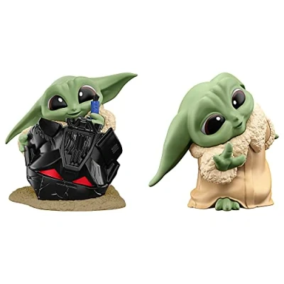 Image de Star Wars Hasbro The Bounty Collection Série 5 Lot de 2 Figurines Grogu F5941 pour Enfants à partir 4 Ans Multicolore 5,5 cm