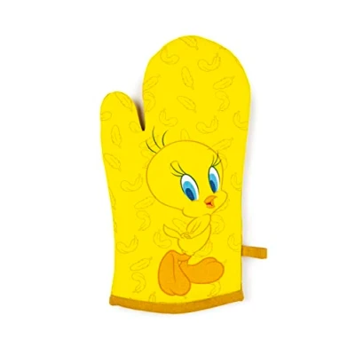 Image de Excelsa Tweety Gant de Four, Taille Unique, Doublure 100% Coton, Rembourrage en Polyester