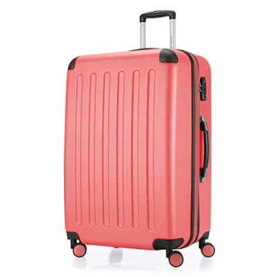 Image de HAUPTSTADTKOFFER Spree Valise plus Grande de soute, Trolley Rigide ABS, TSA, extensible, extra léger, 4 roues, 75 cm, 119 L, corail