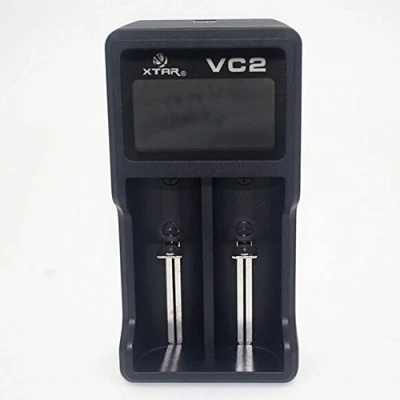 Image de XTAR Chargeur intelligent VC2 à 2 canaux avec entrée USB et écran couleur