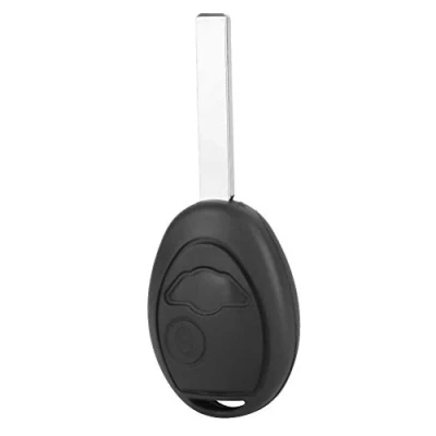 Image de Aramox Key Shell Cover, 2 Buttons Black Car Remote Fob Case Cover Fit for MINI One Cooper S R50