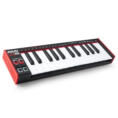 Image de AKAI Professional LPK25 Clavier MIDI USB avec 25 touches synthé réactives pour Mac et PC, arpégiateur logiciel de production musicale