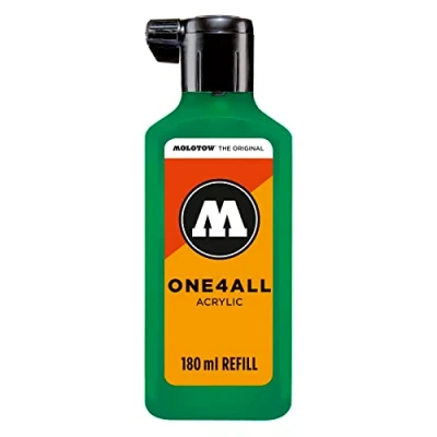 Image de Molotow ONE4ALL Refill Acrylique Couleur 235 Turquoise 180 ml Recharge pour marqueur permanent