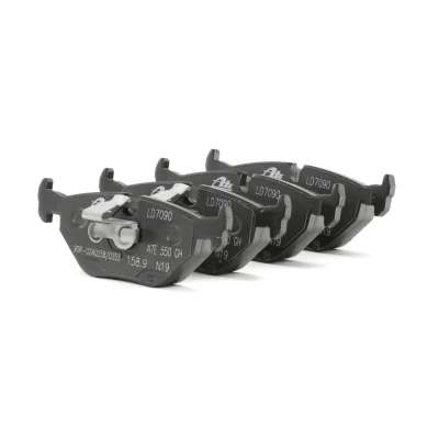 Image de ATE Ceramic 13.0470 7090.2 Jeu de plaquettes frein préparé pour indicateur d&#039;usure, contact signal d&#039;usure exclu BMW: 5 Touring, Berline