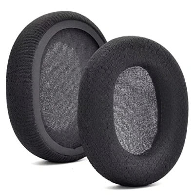 Image de Coussinets de rechange qualité supérieure pour SteelSeries Arctis 1/3/5/7 Avec Casque jeu filaire 5 RVB éclairé 3 7 Pro Noir