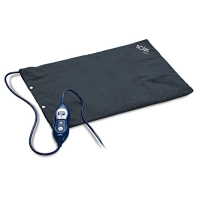 Image de Solac CT8639 Oslo Coussin Chauffant, 100W, 4 niveaux de température, technologie Sensfort, auto off, Intérieur textile, Gris foncé