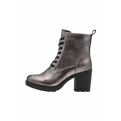 Image de Marco Tozzi Bottines à talons hauts, Femme, Taille: 36, Pewter Imitation cuir haute qualité
