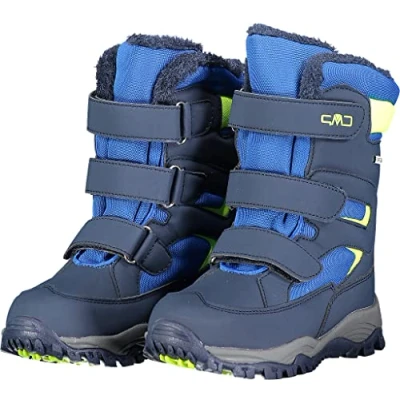 Image de CMP Mixte Kids Boot Bottes pour Enfants HEXIS Snow WP, Noir/Bleu, 37 EU Large