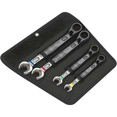 Image de Wera 05020090001 6001 Joker Switch 4 Set 1, Jeu de clés mixtes à cliquet, métrique, pièces Multicolore