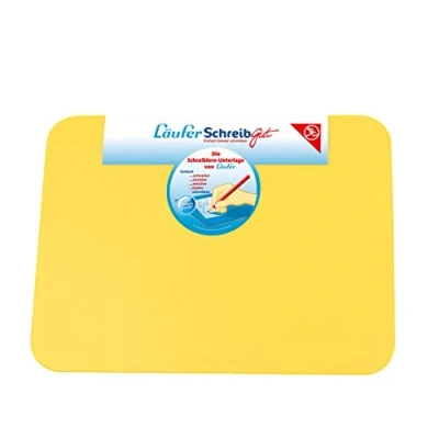 Image de Läufer 30914 SchreibGut sous main à apprende écrire, 33,5 x 45 cm, jaune soleil, pour la scolarisation parfaite l&#039;école primaire